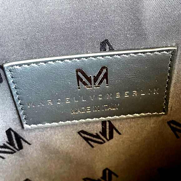 MARCELL VON BERLIN Black Cream "Los Angeles At Night" Wristlet Clutch Bag NWT - Picture 3 of 11